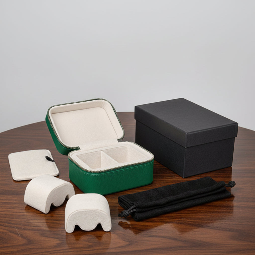 THE EXPLORER Watch Collection Box (TRAVEL) GRN/CRM